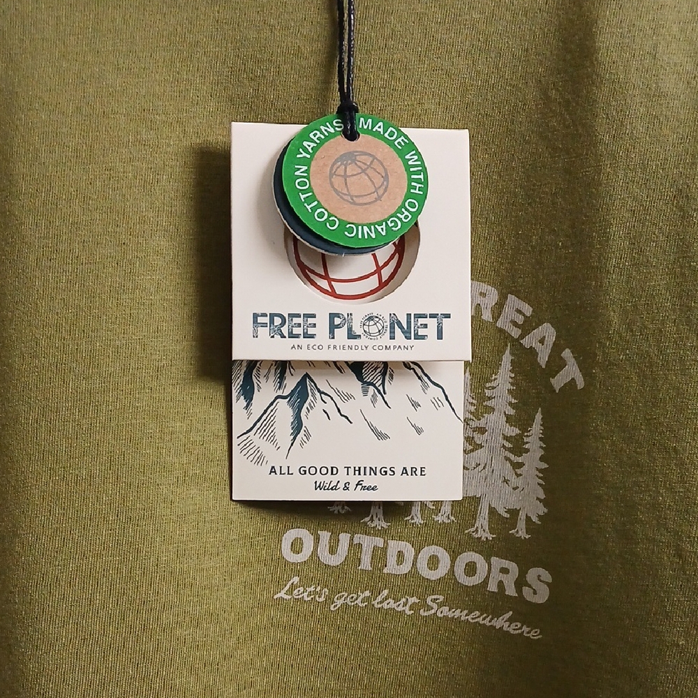 Men's Olive T-Shirt - Picture 4 of 5